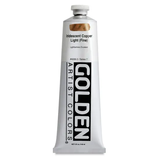 Golden Heavy Body Artist Acrylics - Iridescent Copper Light (Fine), 5 oz tube {1}