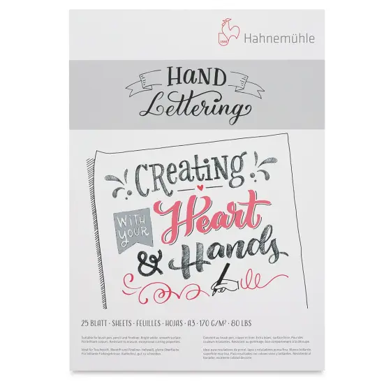 Hahnemühle Hand Lettering Pad - 11.69" x 16.54", 25 Sheets {1}