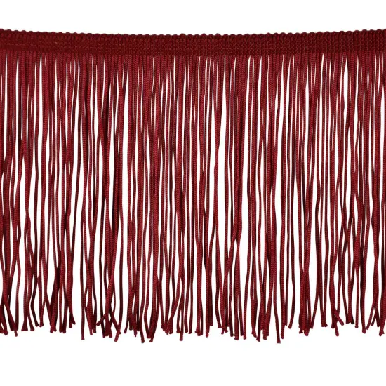 Belagio Chainette Fringe, 6" Wide, Wine, 10-Yard Bolt {1}