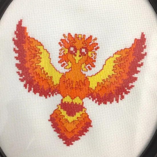 Phoenix Counted Cross Stitch DIY KIT {1}
