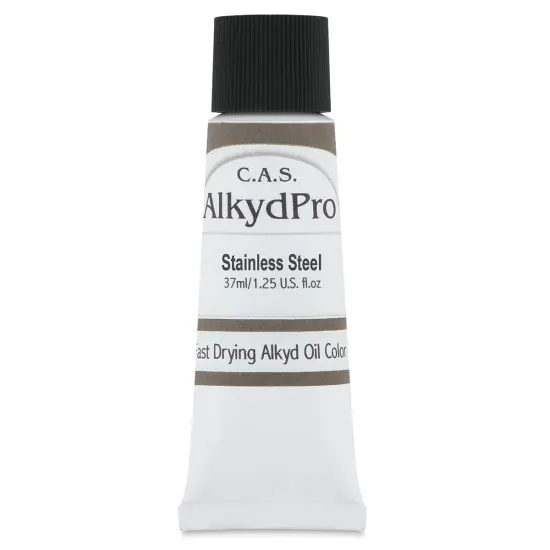 CAS AlkydPro Fast-Drying Alkyd Oil Color - Stainless Steel, 37 ml tube {1}