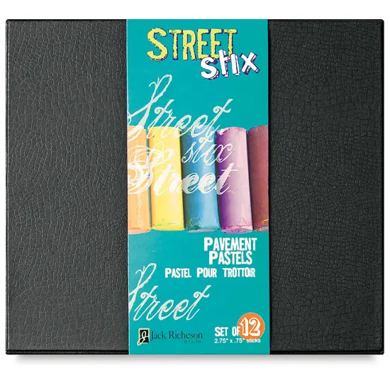 Richeson Street Stix Pavement Pastel Set - Assorted Colors, Set of 12 {2}