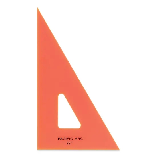 Pacific Arc Professional Fluorescent Triangle - 22", 30-60 Degree {1}