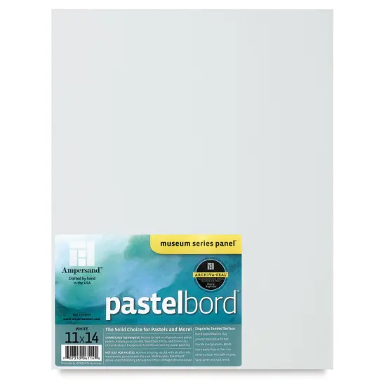 Ampersand Pastelbord Panel - 11" x 14",1/8" Profile, White {1}