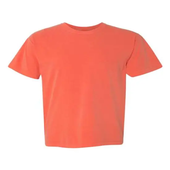 Comfort Colors&reg; Garment Dyed Heavyweight Crewneck Short Sleeve T-Shirt Bright Salmon {2}