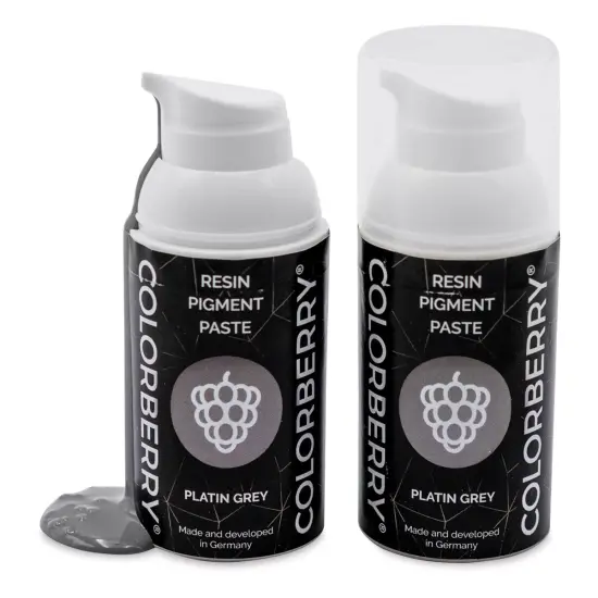 Colorberry Resin Pigment Paste - Platin Grey, 30 ml, Bottle {1}