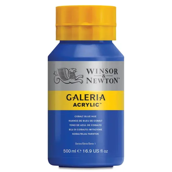 Winsor & Newton Galeria Flow Acrylics - Cobalt Blue Hue, 500 ml tube {1}