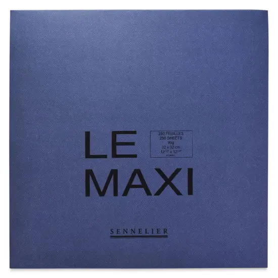 Sennelier Le Maxi Block Sketch Pad - 12 1/2" x 12 1/2", 250 Sheets {1}