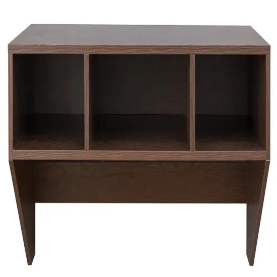 Wall Mounted Office Computer Desk Brown {4}