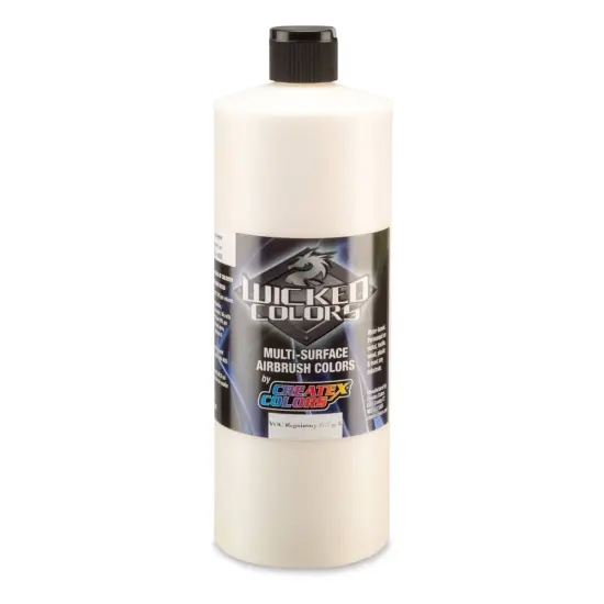 Createx Wicked Colors Airbrush Color - Opaque Cream, 32 oz, Bottle {1}