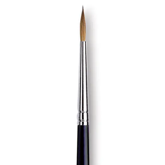 Da Vinci Maestro Kolinsky Brush - Long Tapered Round, Short Handle, Size 1 {1}