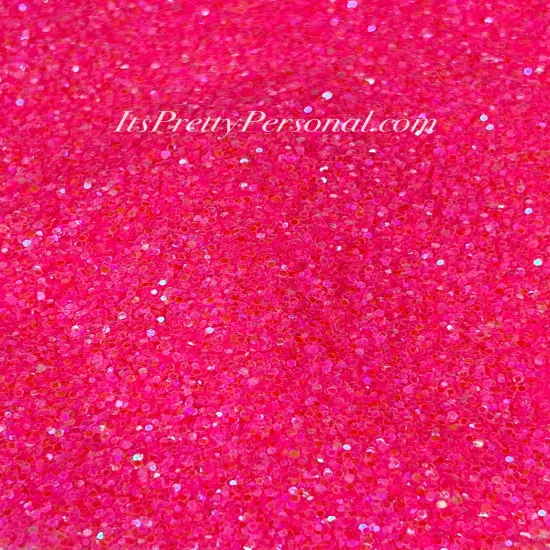 &ldquo;Twisted Hot Pink Lemonade Chunky&rdquo; (Medium Cut)-Luminous Reflective Glitter Collection {6}