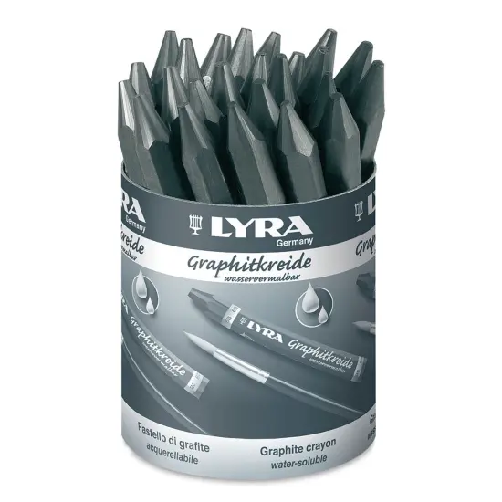 Lyra Watersoluble Graphite Crayon - Classroom Pack, Set of 24 {1}