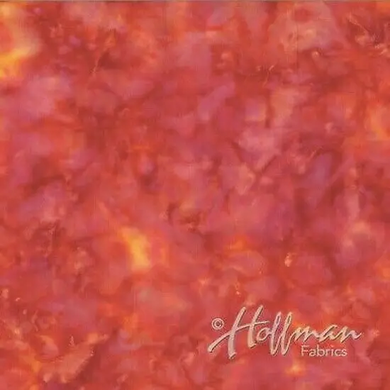 Poppy Batiks 1895-224 by Hoffman Fabrics Bali Batiks Cotton Fabric {1}