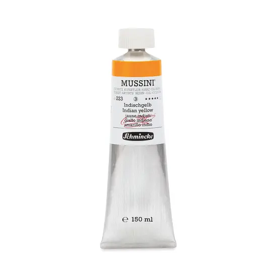Schmincke Mussini Oil Color - Indian Yellow, 150 ml tube {1}