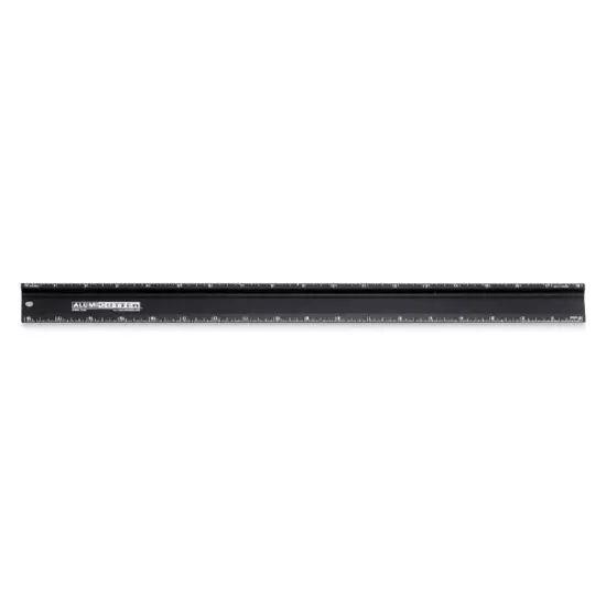 Alumicutter Ruler - 18", Black {1}