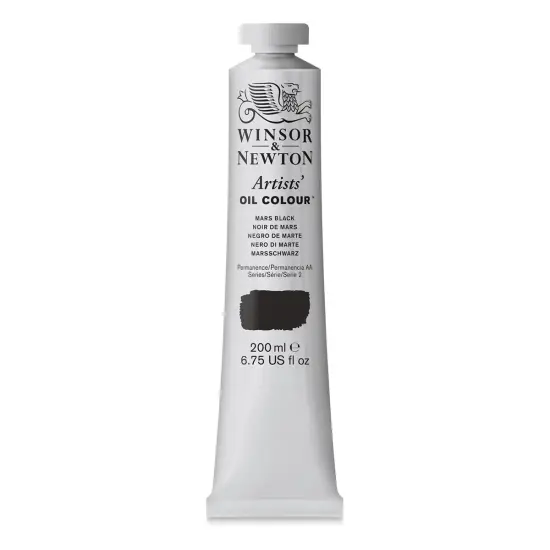 Winsor & Newton Artists' Oil Color - Mars Black, 200 ml, tube {1}