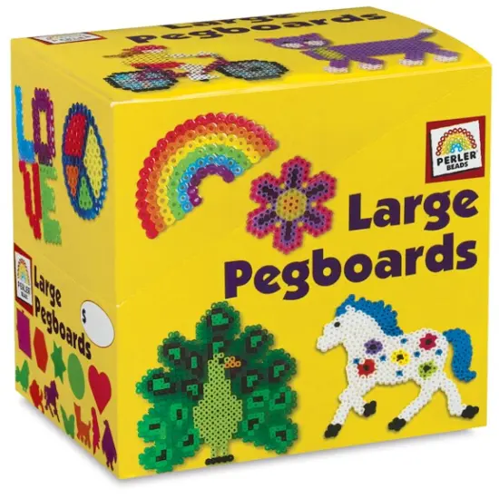 Perler Fused Bead Pegboard - Basic Shapes, Large, Set of 18 {2}