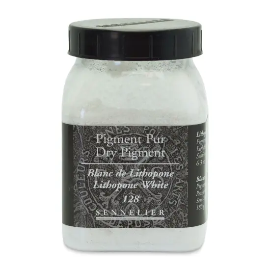 Sennelier Dry Pigment - Lithopone White, 180 g jar {1}