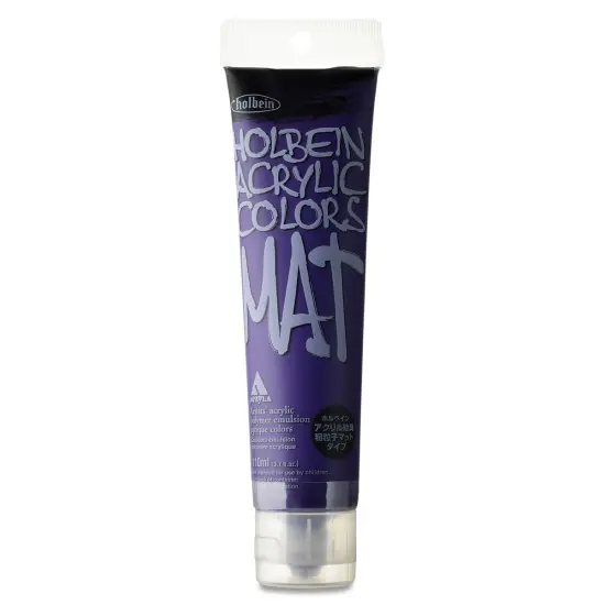 Holbein Mat Acrylic - Violet, 110 ml tube {1}