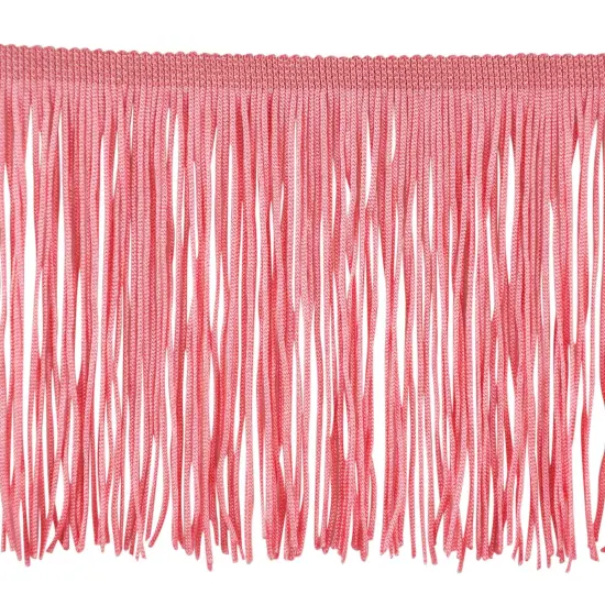 Belagio Chainette Fringe, 6" Wide, Dusty Rose, 10-Yard Bolt {1}