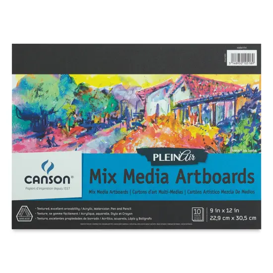 Canson Plein Air Mix Media Artboard Pad - 9" x 12" {1}