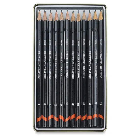 Derwent Graphic Pencil - Hard Technical, Set of 12 {2}