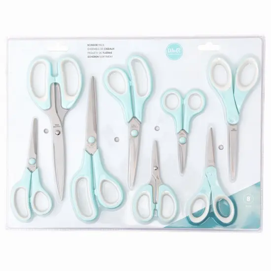 We R Memory Keepers - Scissors - Value Set - 8 Pack 60000398 By American Crafts {1}