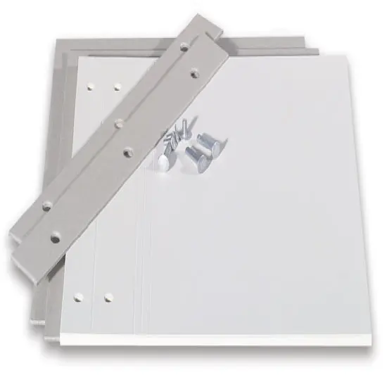 Lineco Just the Pieces Album Kit - 9 3/4" x 11", Ivory, Post Bound {1}
