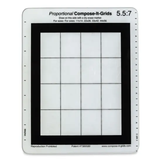 Compose It Grid - 8" x 10", Single Grid, 5:7 {1}
