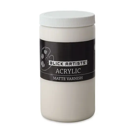 Blick Artists Acrylic Medium - Blick Artists' Acrylic Matte Varnish, 32 oz {1}