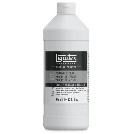 Liquitex Effects Pouring Medium - Gloss, 32 oz bottle {1}