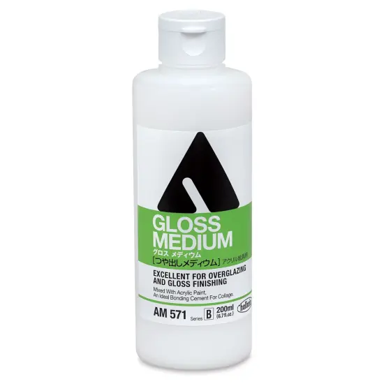 Holbein Acrylic Medium - Acrylic Gloss Medium, 200 ml bottle {2}