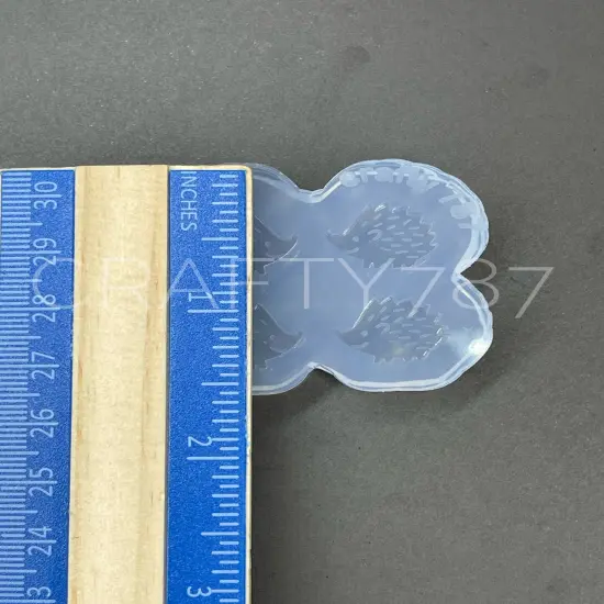 Hedgehog Porcupine Stud Earring Silicone Mold (B13) {6}