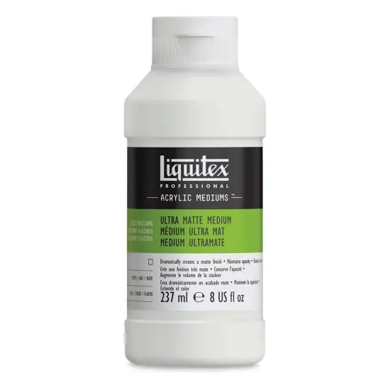 Liquitex Fluids Acrylic Medium - Ultra Matte, 8 oz {1}