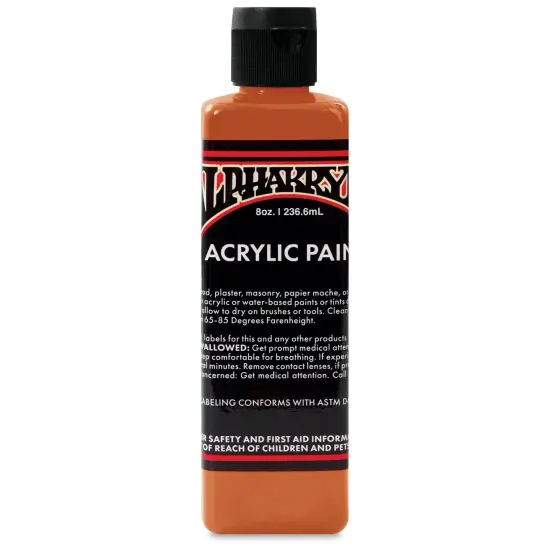 Alpha6 Alphakrylic Acrylic Paint - Alpha Orange, 8 oz {1}