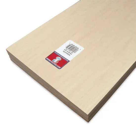 Midwest Products Genuine Basswood Sheets, 1/8" x 8" x 24", 10 pieces {1}