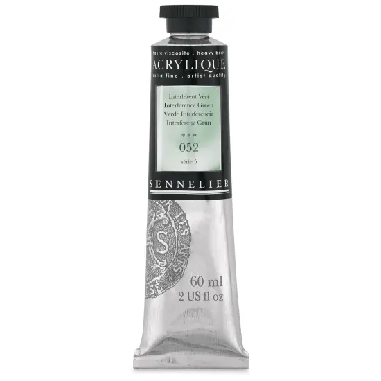 Sennelier Extra-Fine Artist Acryliques - Interference Green, 60 ml tube {1}