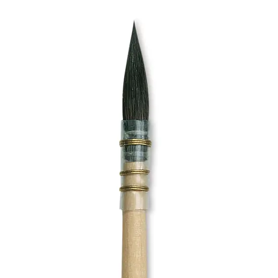Da Vinci Petit Gris Pur Blue Squirrel Brush - Quill, Short Handle, 2/0 {1}