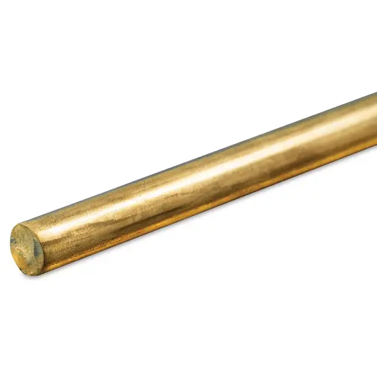 K&S Metal Rods - Brass, 0 Gauge, 36" {1}
