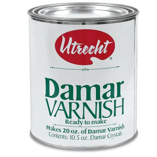 Utrecht Oil Varnish - Ready-to-make Damar Varnish, 10.5 oz can {1}