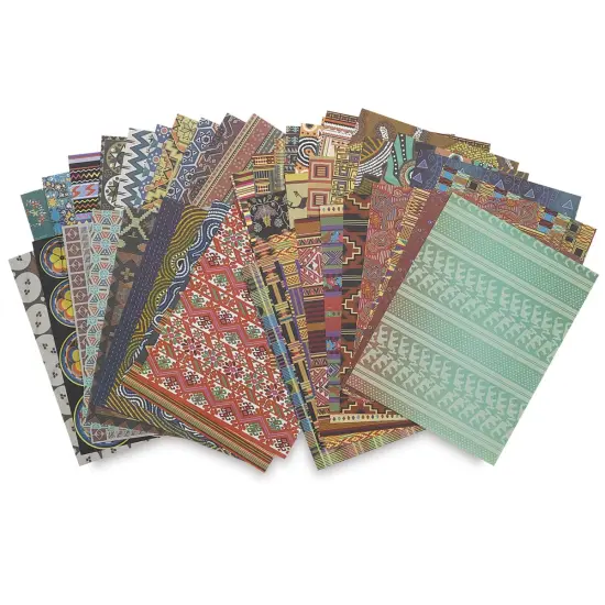 Roylco Decorative Papers - 8-1/2" x 11", Around the World, 96 Sheets {2}