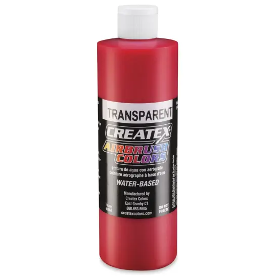 Createx Airbrush Color - 16 oz, Transparent Brite Red {1}
