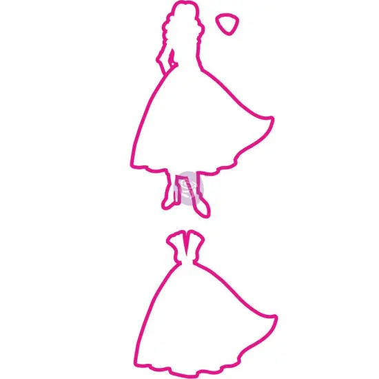 Prima Marketing Inc Metal Dies For Jn Stamp Rita 655350911591 {1}