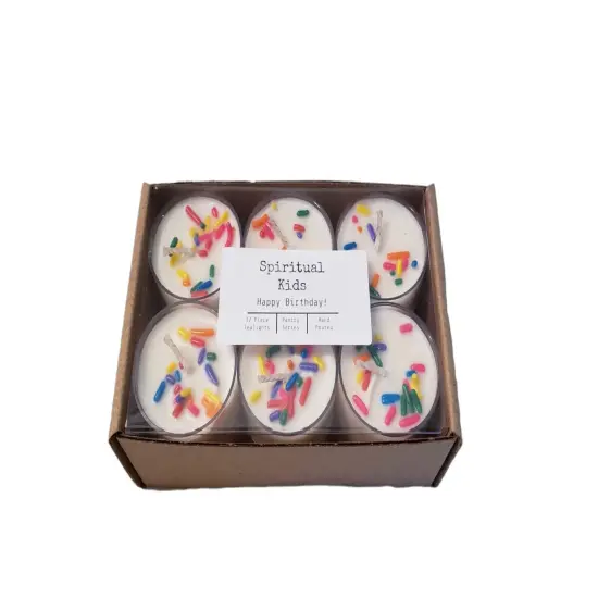 Happy Birthday Natural Soy Wax Tealights Hand Poured with Fragrant/Essential Oils! Birthday Candles! {2}