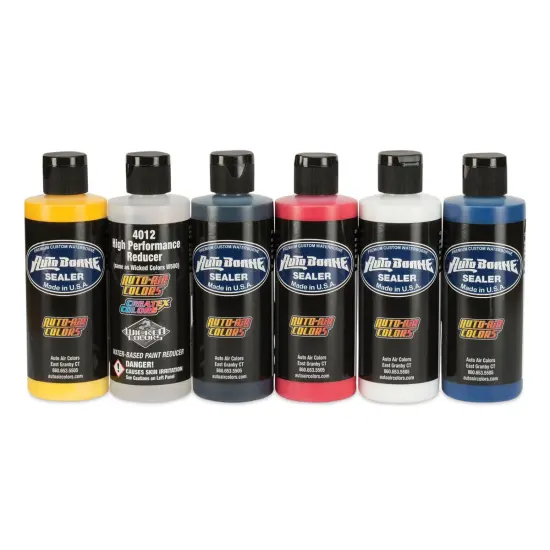 Createx Autoborne Sealer - Primary Set, 4 oz {1}