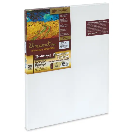 Masterpiece Vincent Pro Monterey 7/8" Profile Cotton Canvas - 12" x 16" {2}