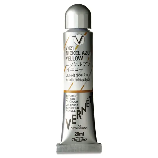 Holbein Vern&eacute;t Superior Artists' Oil Color - Nickel Yellow Azo, 20 ml tube {1}
