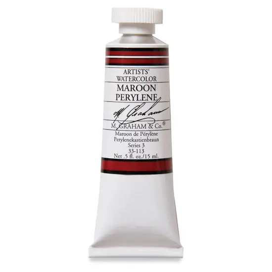 M. Graham Artists' Watercolor - Maroon Perylene, 15 ml Tube {1}