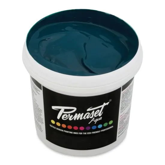 Permaset Aqua Fabric Ink - Green B, Liter {1}